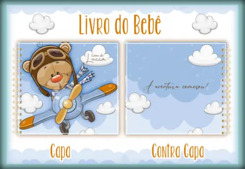 Arquivo Digital - Livro do Bebe - Urso Aviador 02