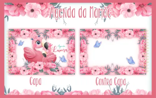 Arquivo Digital - Mamãe - Agenda Gestante Flamingo