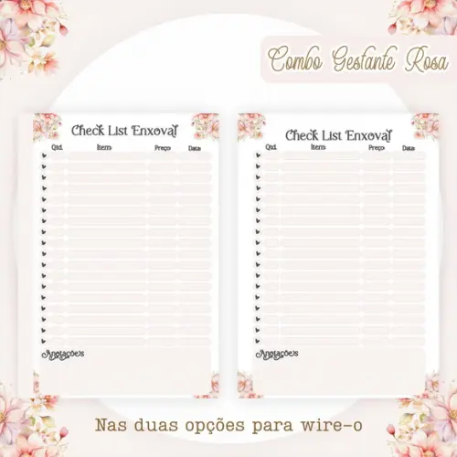 Arquivo Digital - Mamãe - Combo Gestante Rosa
