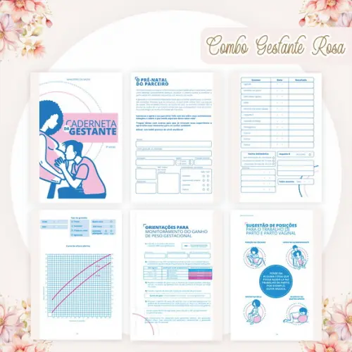 Arquivo Digital - Mamãe - Combo Gestante Rosa