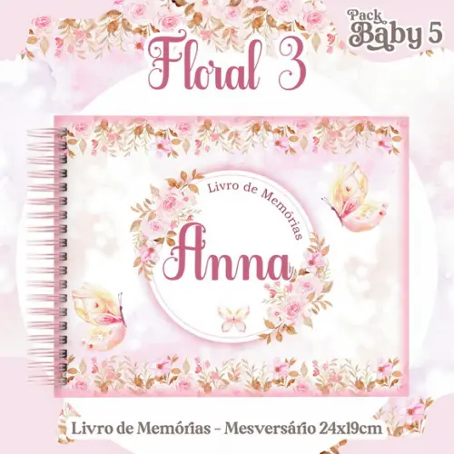 Arquivo Digital - Mesversario - Floral 03