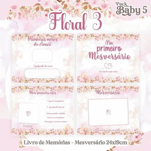 Arquivo Digital - Mesversario - Floral 03