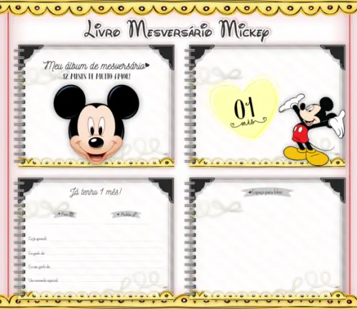 Arquivo Digital - Mesversario - Mickey