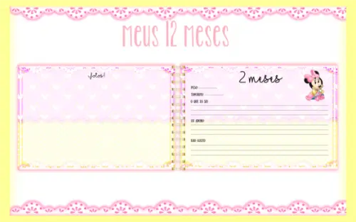 Arquivo Digital - Mesversário - Minnie Baby