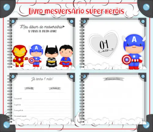 Arquivo Digital - Mesversario - Super Heróis