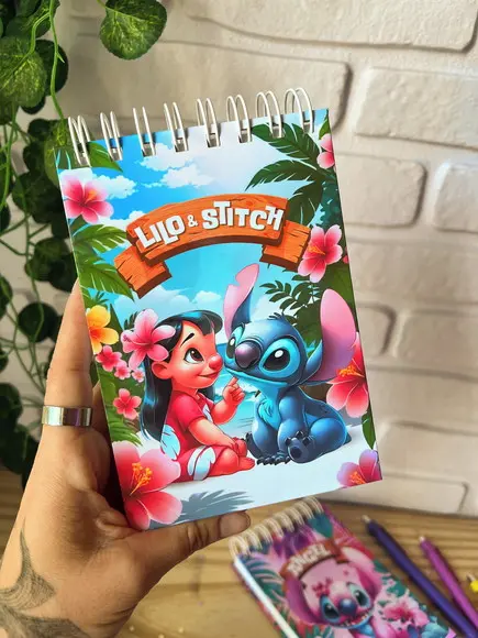 Arquivo Digital - Outros - Bloquinho Stitch Combo