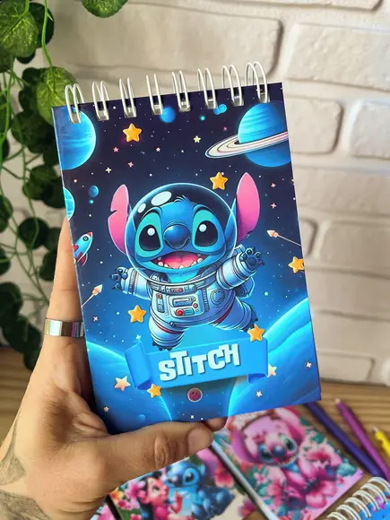 Arquivo Digital - Outros - Bloquinho Stitch Combo