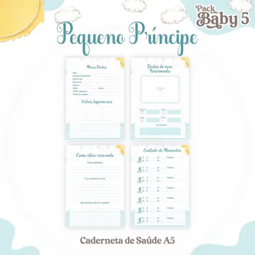 Arquivo Digital - Pack Maternidade - Pequeno Principe - PM03