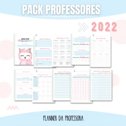 Arquivo Digital - Pack Corujinha 2022 (agenda e planner )