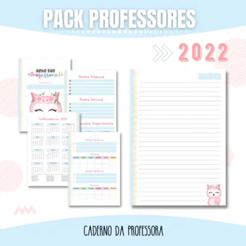 Arquivo Digital - Pack Corujinha 2022 (agenda e planner )