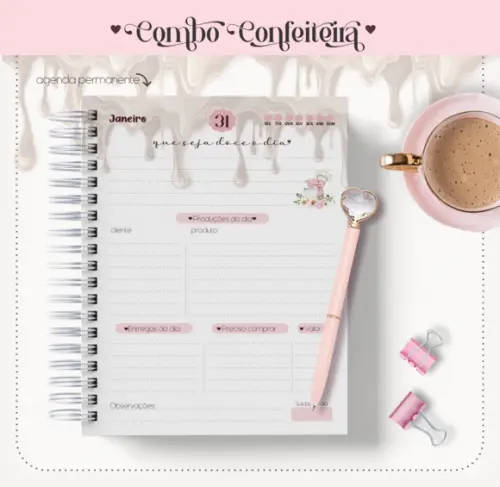 Arquivo Digital - Profissões - Combo Confeiteira 02