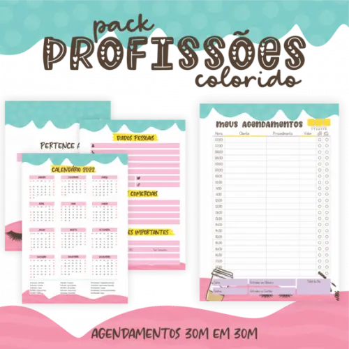 Arquivo Digital - Profissões -combo Lash Designer