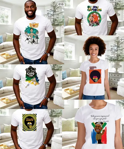 Arquivo Digital - Sublimação - Camisa Afro