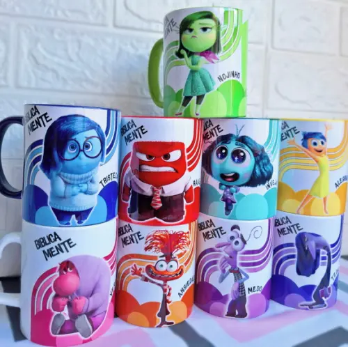 Arquivo Digital - Sublimação - Caneca Divertidamente 2