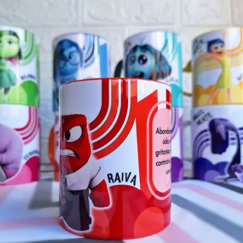 Arquivo Digital - Sublimação - Caneca Divertidamente 2