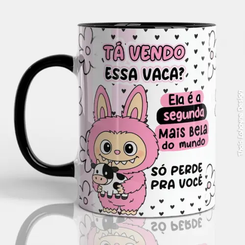 Arquivo Digital - Sublimação - Caneca Labubu Amigas