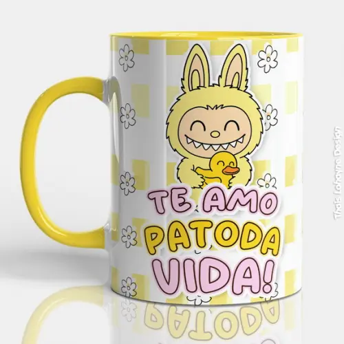 Arquivo Digital - Sublimação - Caneca Labubu Amigas