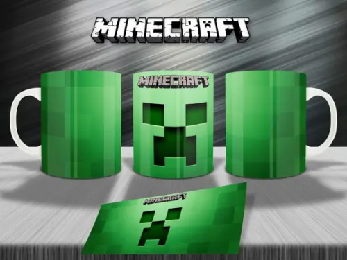 Arquivo Digital - Sublimação - Caneca Minecraft
