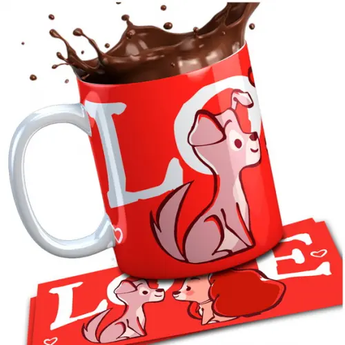 Arquivo Digital - Sublimação - Caneca Namorados 01