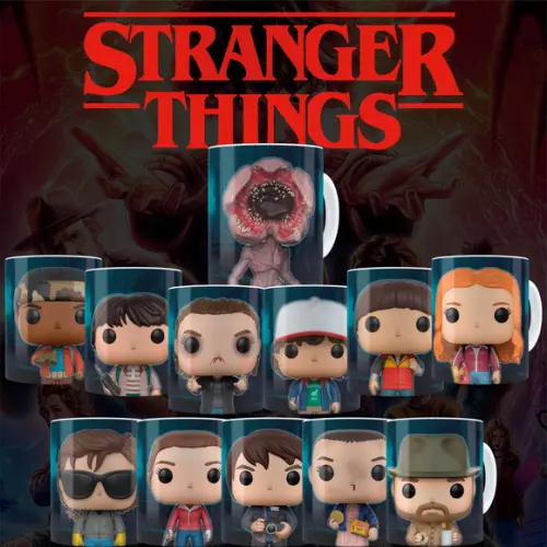 Arquivo Digital - Sublimação - Caneca Stranger Things