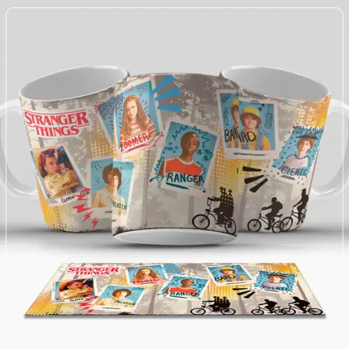 Arquivo Digital - Sublimação - Caneca Stranger Things 02