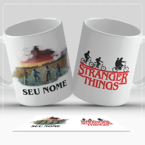 Arquivo Digital - Sublimação - Caneca Stranger Things 02