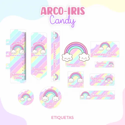 Arquivo Digital - Volta as Aulas - Arco Iris Candy