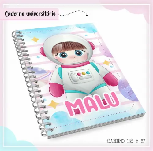 Arquivo Digital - Volta as Aulas - Astronauta Menina