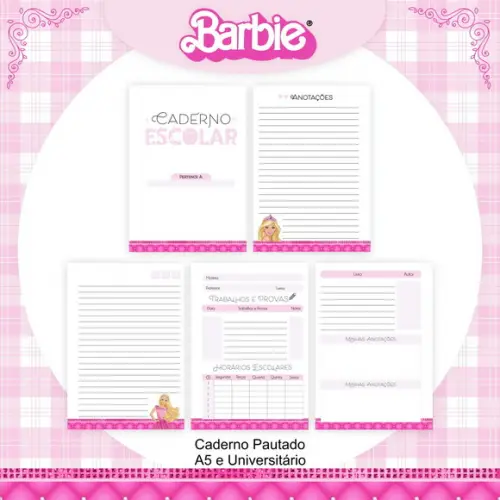 Arquivo Digital - Volta as Aulas - Barbie 04