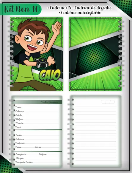 Arquivo Digital - Volta as Aulas - Ben 10
