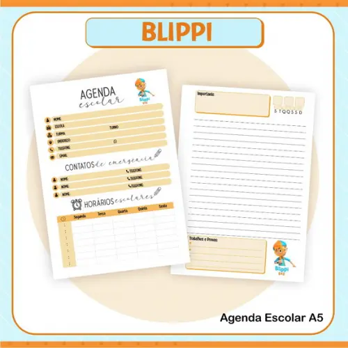 Arquivo Digital - Volta as Aulas - Blippi