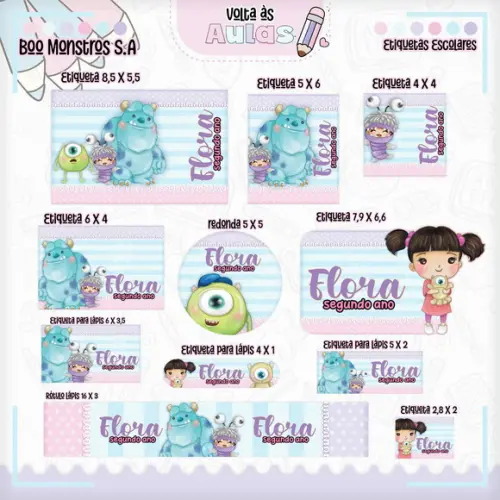 Arquivo Digital - Volta as Aulas - Boo Monstros Sa