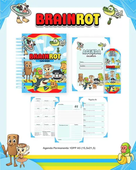 Arquivo Digital - Volta as Aulas - Brainrot 2026