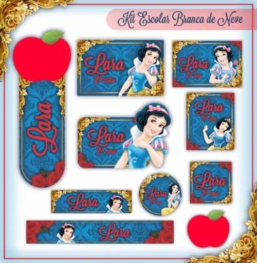 Arquivo Digital - Volta as Aulas - Branca de Neve