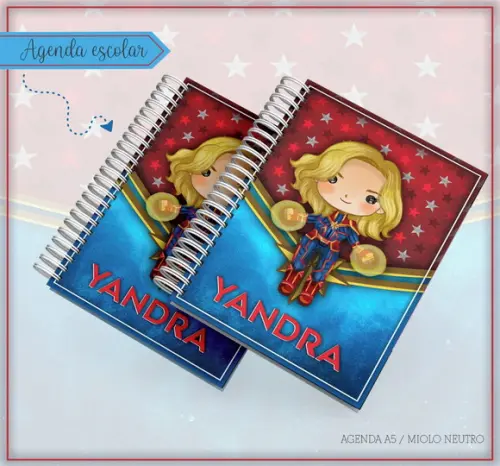 Arquivo Digital - Volta as Aulas - Capitã Marvel