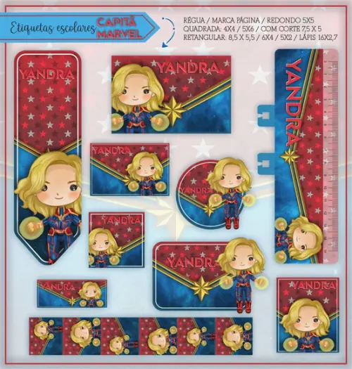 Arquivo Digital - Volta as Aulas - Capitã Marvel