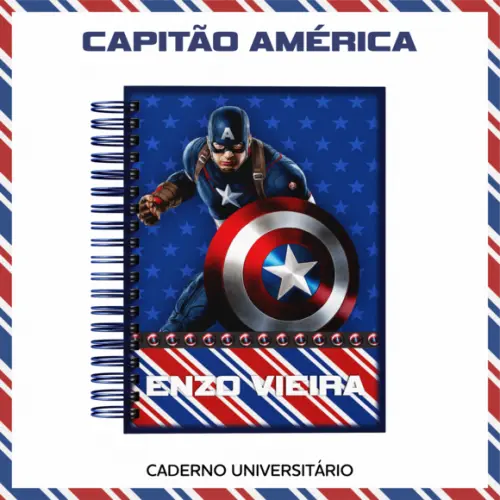 Arquivo Digital - Volta as Aulas - Capitão América