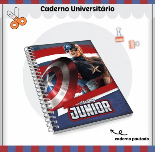 Arquivo Digital - Volta as Aulas - Capitao America 02
