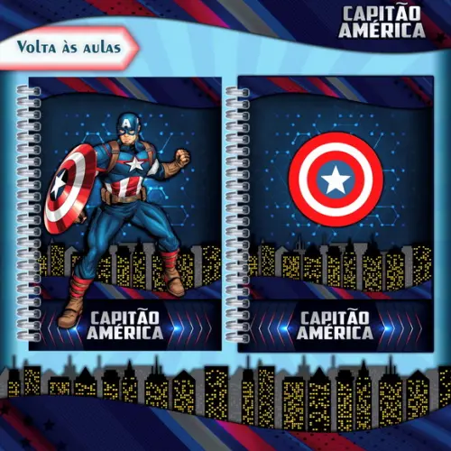 Arquivo Digital - Volta as Aulas - Capitao America 03