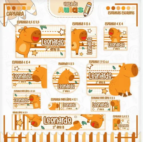 Arquivo Digital - Volta as Aulas - Capivara Menino