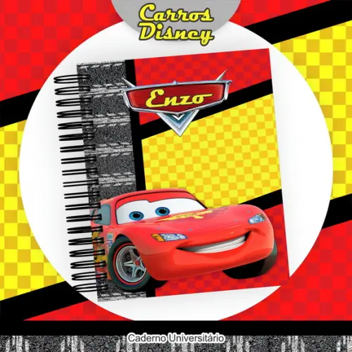 Arquivo Digital - Volta as Aulas - Carros Disney