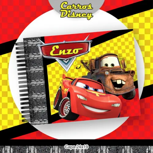Arquivo Digital - Volta as Aulas - Carros Disney