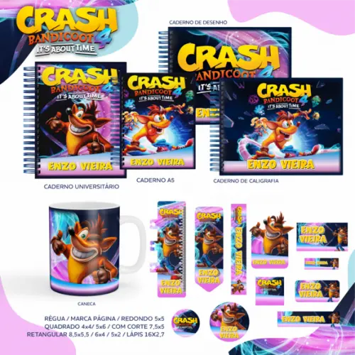 Arquivo Digital - Volta as Aulas - Crash Bandicoot