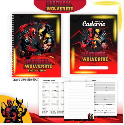 Arquivo Digital - Volta as Aulas - Deadpool e Wolverine