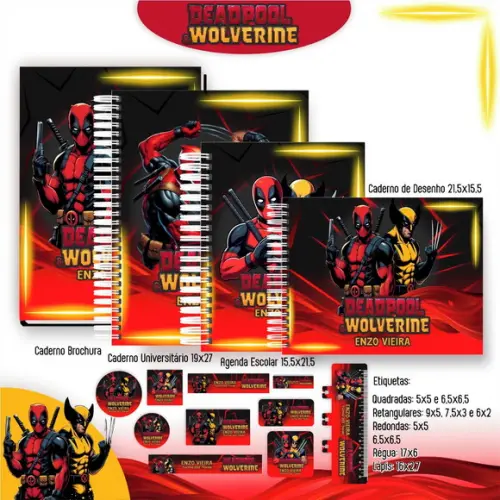 Arquivo Digital - Volta as Aulas - Deadpool e Wolverine