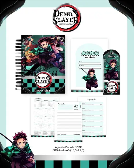 Arquivo Digital - Volta as Aulas - Demon Slayer 2026