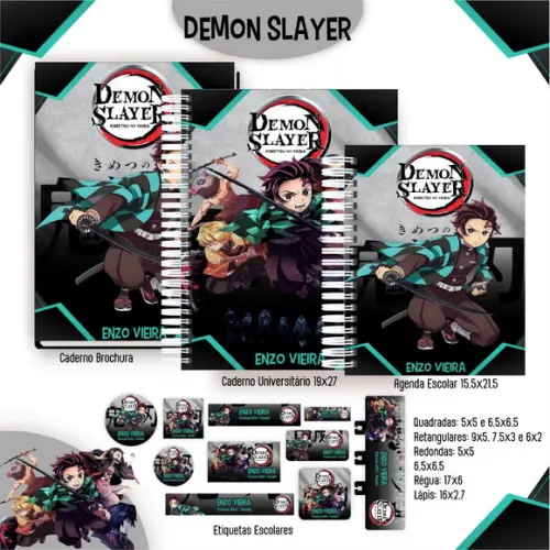 Arquivo Digital - Volta as Aulas - Demon Slayer