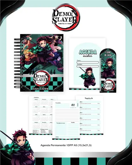 Arquivo Digital - Volta as Aulas - Demon Slayer 2026