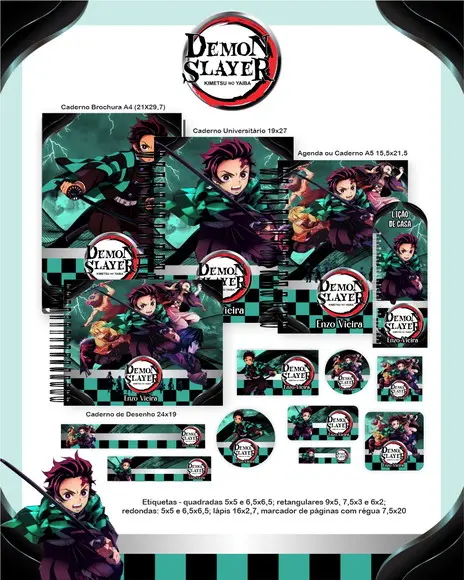 Arquivo Digital - Volta as Aulas - Demon Slayer 2026
