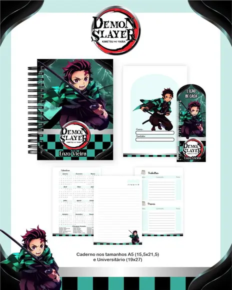 Arquivo Digital - Volta as Aulas - Demon Slayer 2026